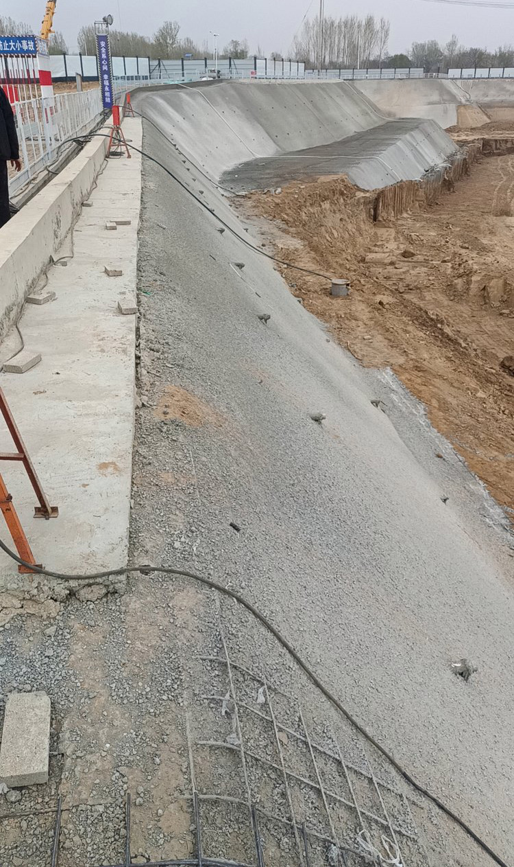 郑州上街区挂网喷浆